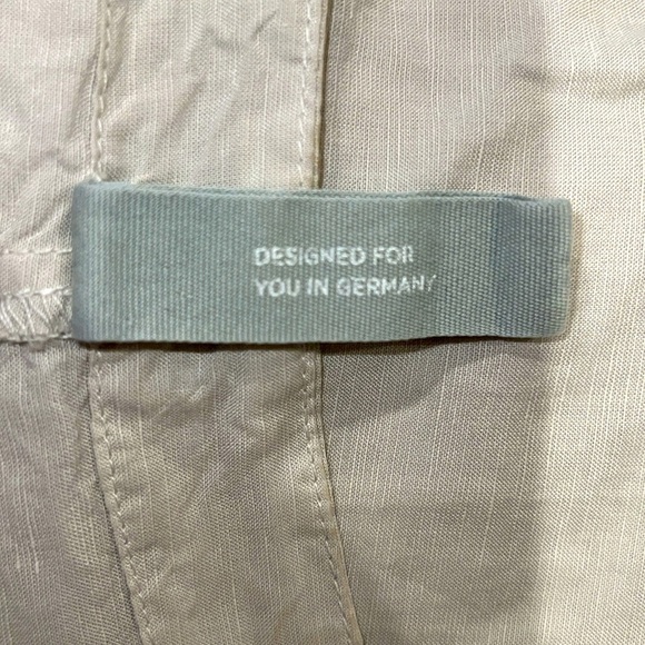 ISCHIKO made in Germany size 1 gray pocket button front thin jumpsuit US 6/8 - Picture 8 of 8